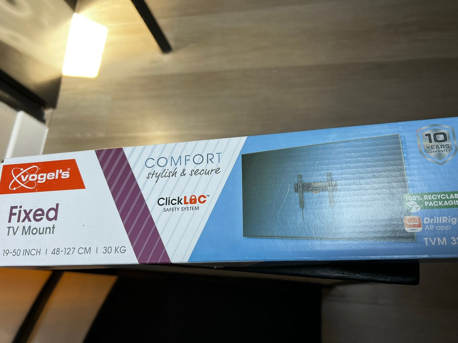 Vogels muurbeugel voor tv. 19-50 inch. 48-127cm. Max 30kg, Ophalen of Verzenden, Nieuw