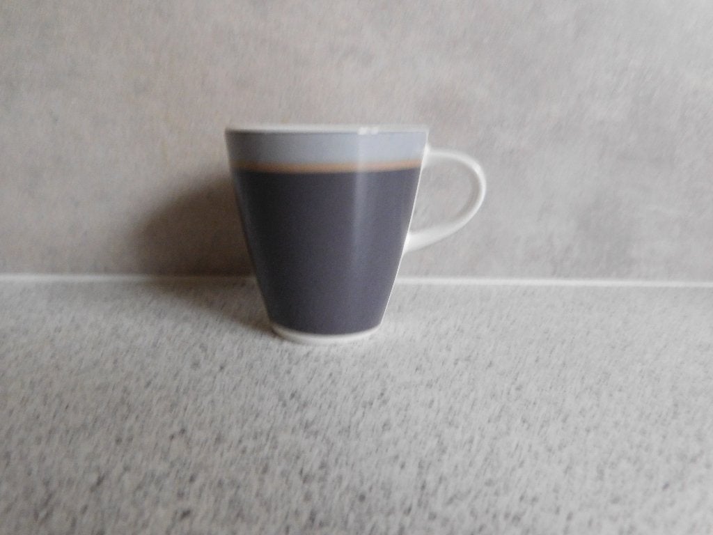 Mok Espresso Caffe Club Grijs Villeroy & Boch, Villeroy & Boch, Zo goed als nieuw, Overige stijlen, Porselein