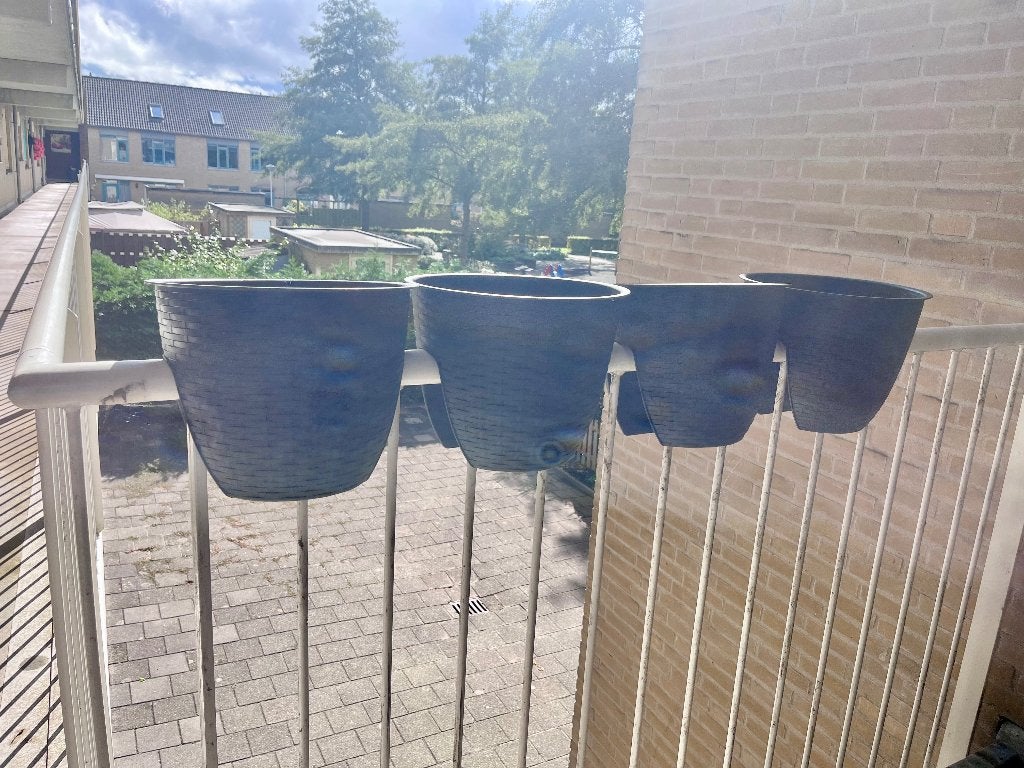 Balkonbakken, Tuin en Terras, Ophalen, Kunststof, Gebruikt, Minder dan 30 cm