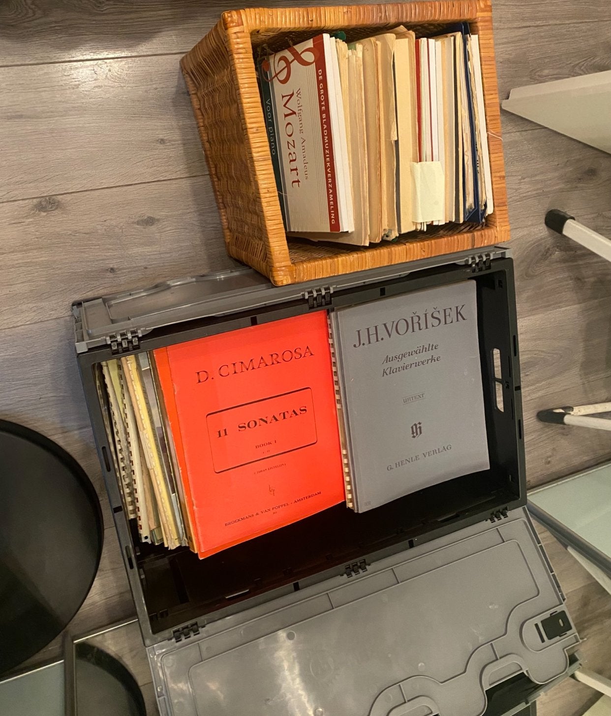 Grote collectie klassieke bladmuziek voor piano en orgel, Ophalen, Gebruikt, Klassiek, Thema