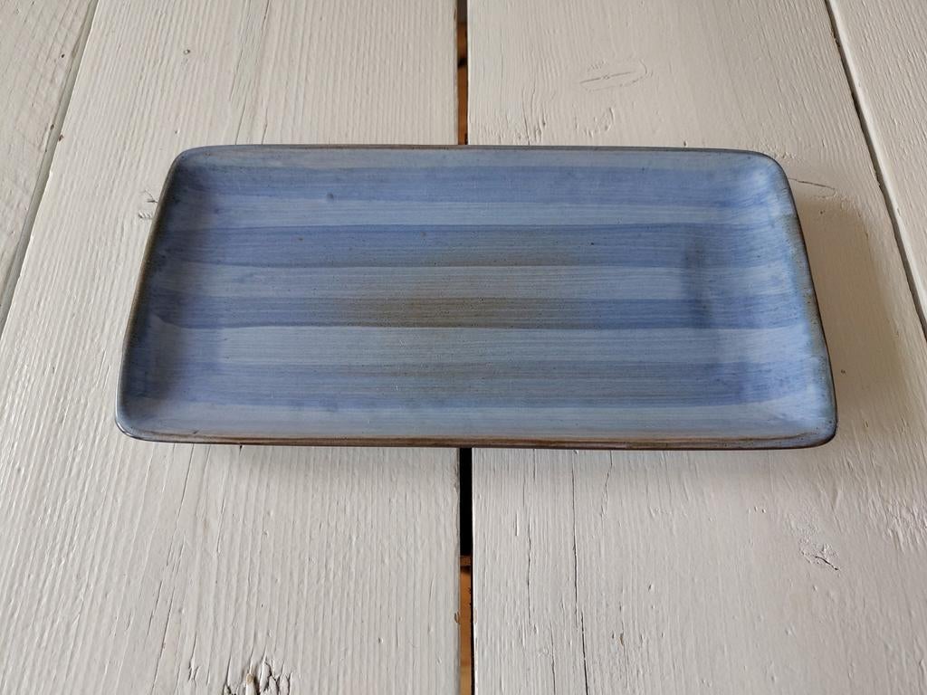 Prachtige serveerschaal Volendams aardewerk - blauw, Huis en Inrichting, Keuken | Servies, Ophalen of Verzenden, Overige stijlen