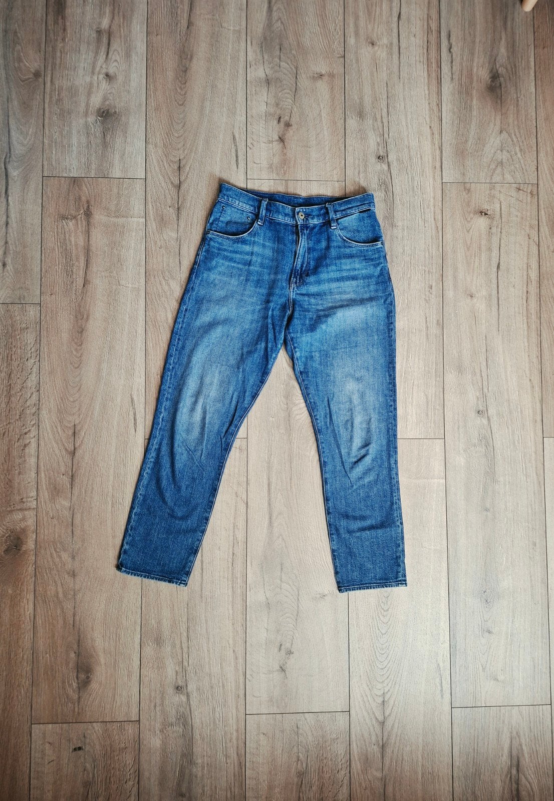 G-star Virjinya slim 28/30, Blauw, Ophalen of Verzenden, Zo goed als nieuw, W28 - W29 (confectie 36)