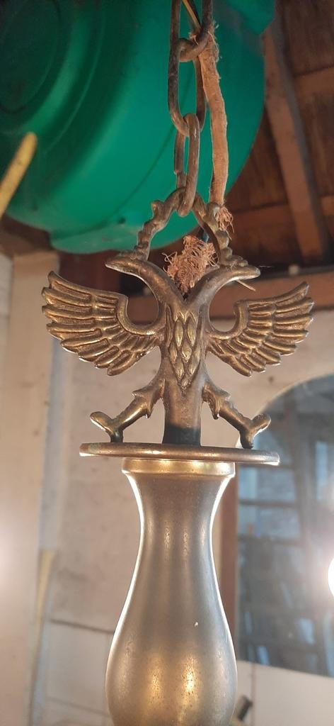 Kroonluchter kandelaar kaarsen olielamp gaslamp, Ophalen of Verzenden