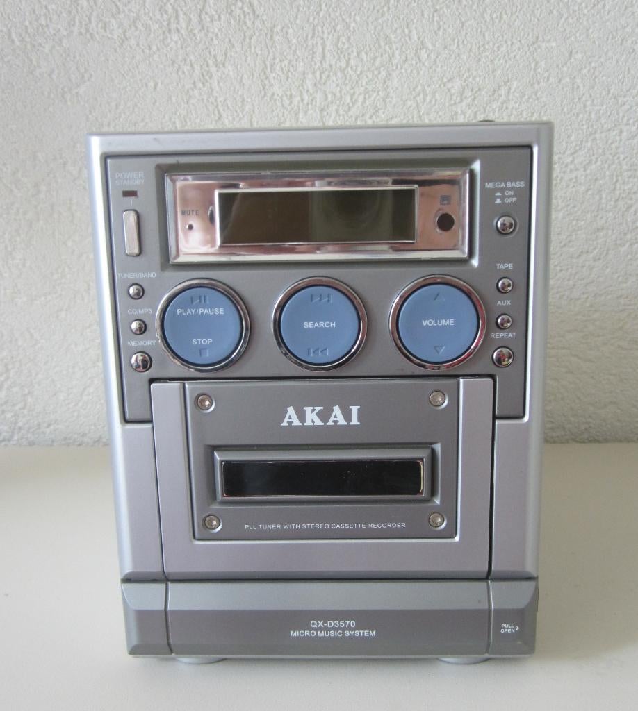 AKAI QX D 3570 MICRO MUSIC SYSTEEM, Ophalen, Gebruikt, Tuner of Radio, Akai