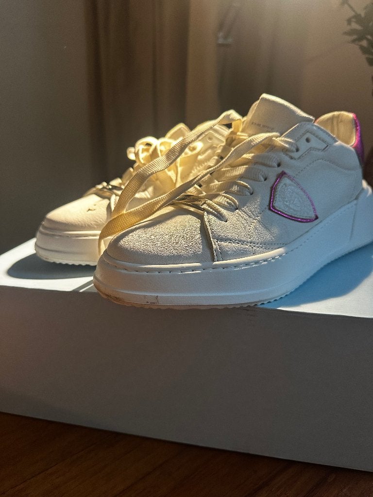 Philippe Model Parijs Tres Temple low-top sneakers, Wit, Ophalen of Verzenden, Philippe Model, Sneakers of Gympen