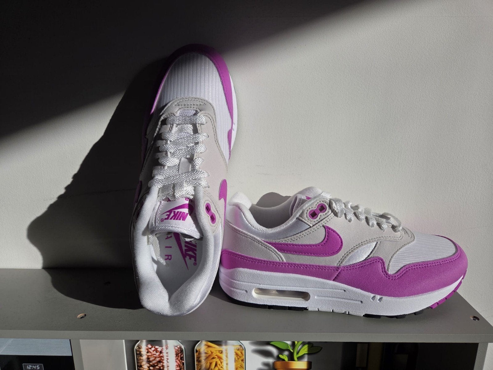 Nieuw Nike Air Max 1 Fuchsia Dream Dames Sneakers Maat 38.5, Overige kleuren, Nike, Nieuw, Ophalen of Verzenden