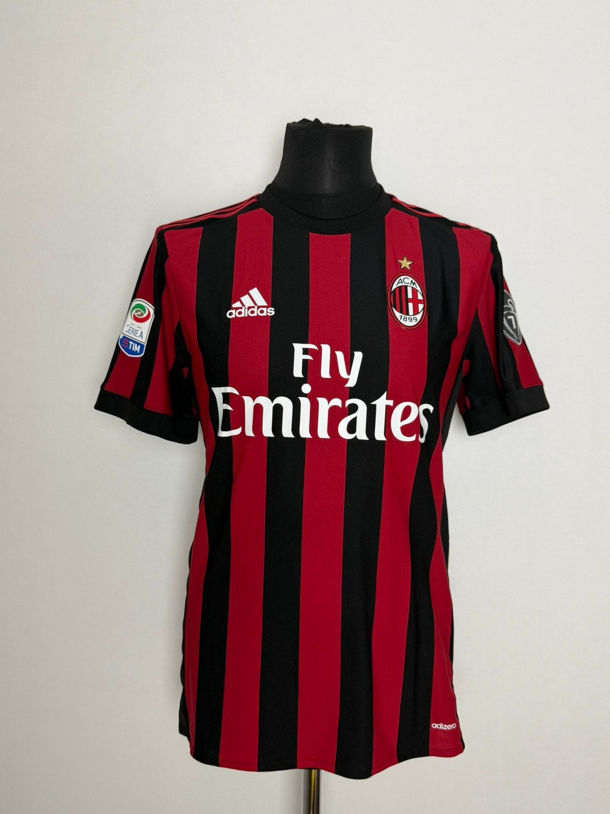 Match worn / issued voetbal shirt AC Milan, Maat L, Ophalen of Verzenden, Zo goed als nieuw, Shirt