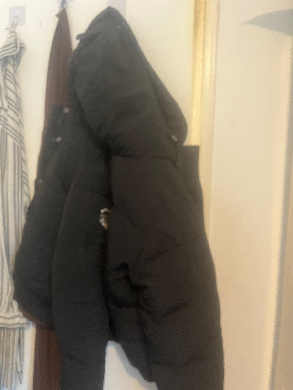 SUPERDRY WİNTERJAS, Verzenden, Zo goed als nieuw, Maat 36 (S), Zwart