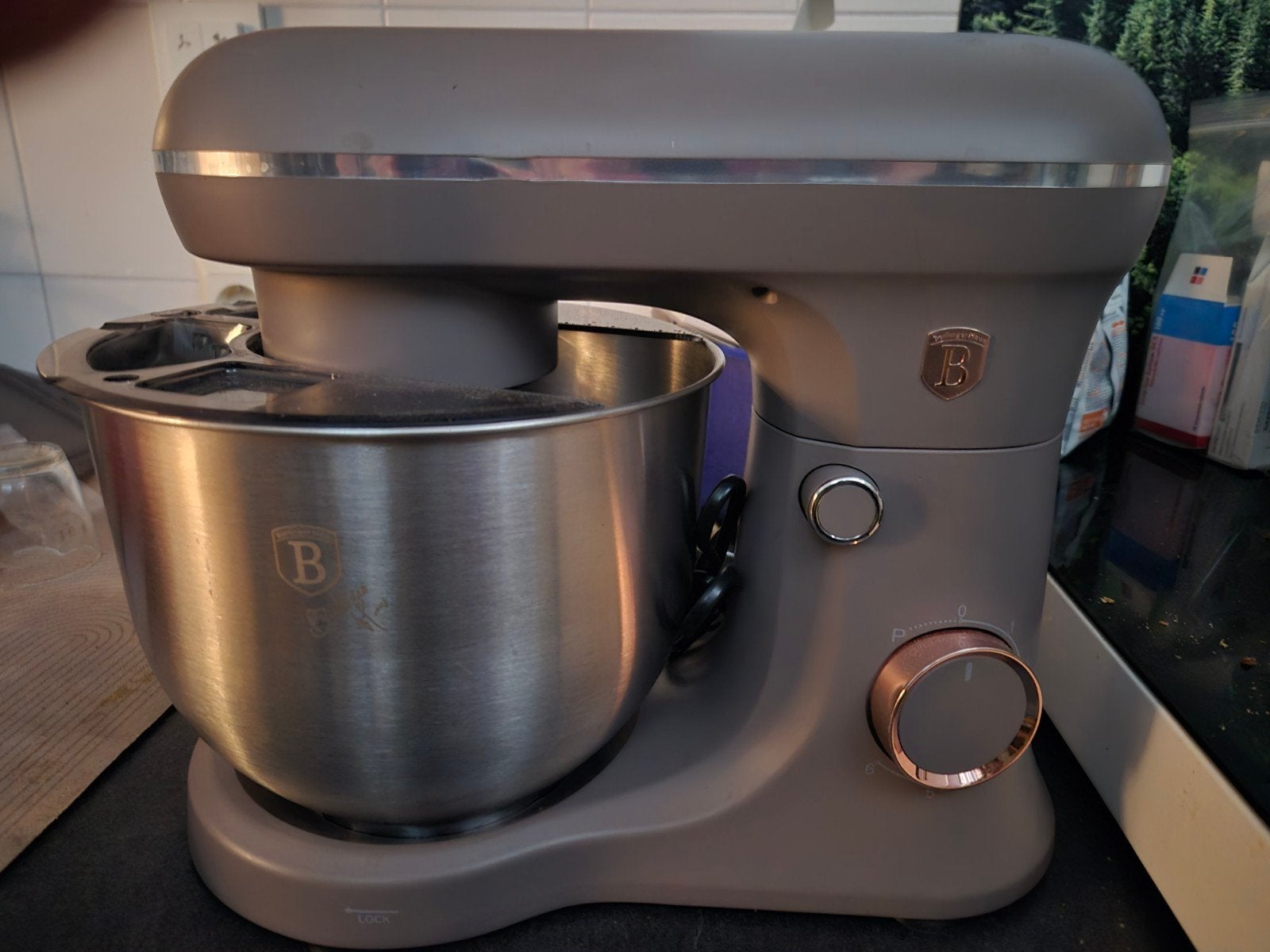 Berlinger Haus BH-9121 Keukenmachine - Zo goed als nieuw, Witgoed en Apparatuur, Keukenmixers, 4 liter of meer, Ophalen of Verzenden