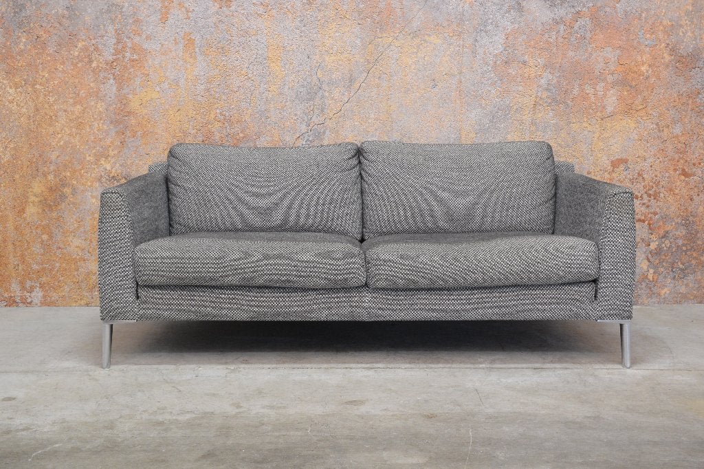 IZG Staat grijze stoffen Design on Stock Heelz design bank, Design on Stock, 150 tot 200 cm, 75 tot 100 cm, Ophalen of Verzenden