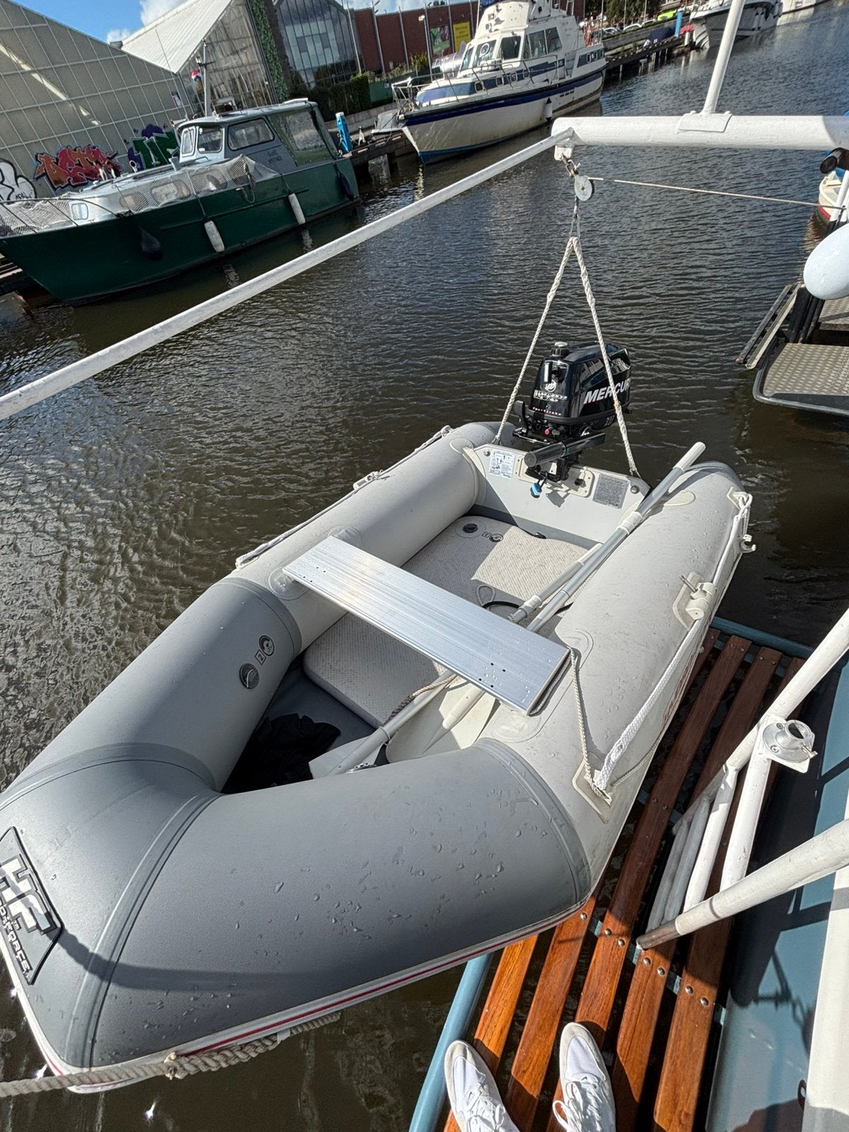 Bijboot 2,30, Watersport en Boten, Ophalen, Gebruikt, Motorboot