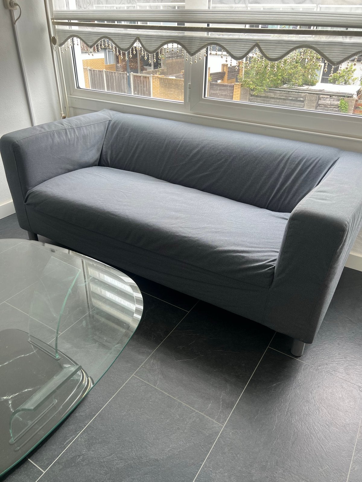 IKEA bank met wasbare hoes, nog in goede staat, Ophalen, 150 tot 200 cm, Tweepersoons, 75 tot 100 cm