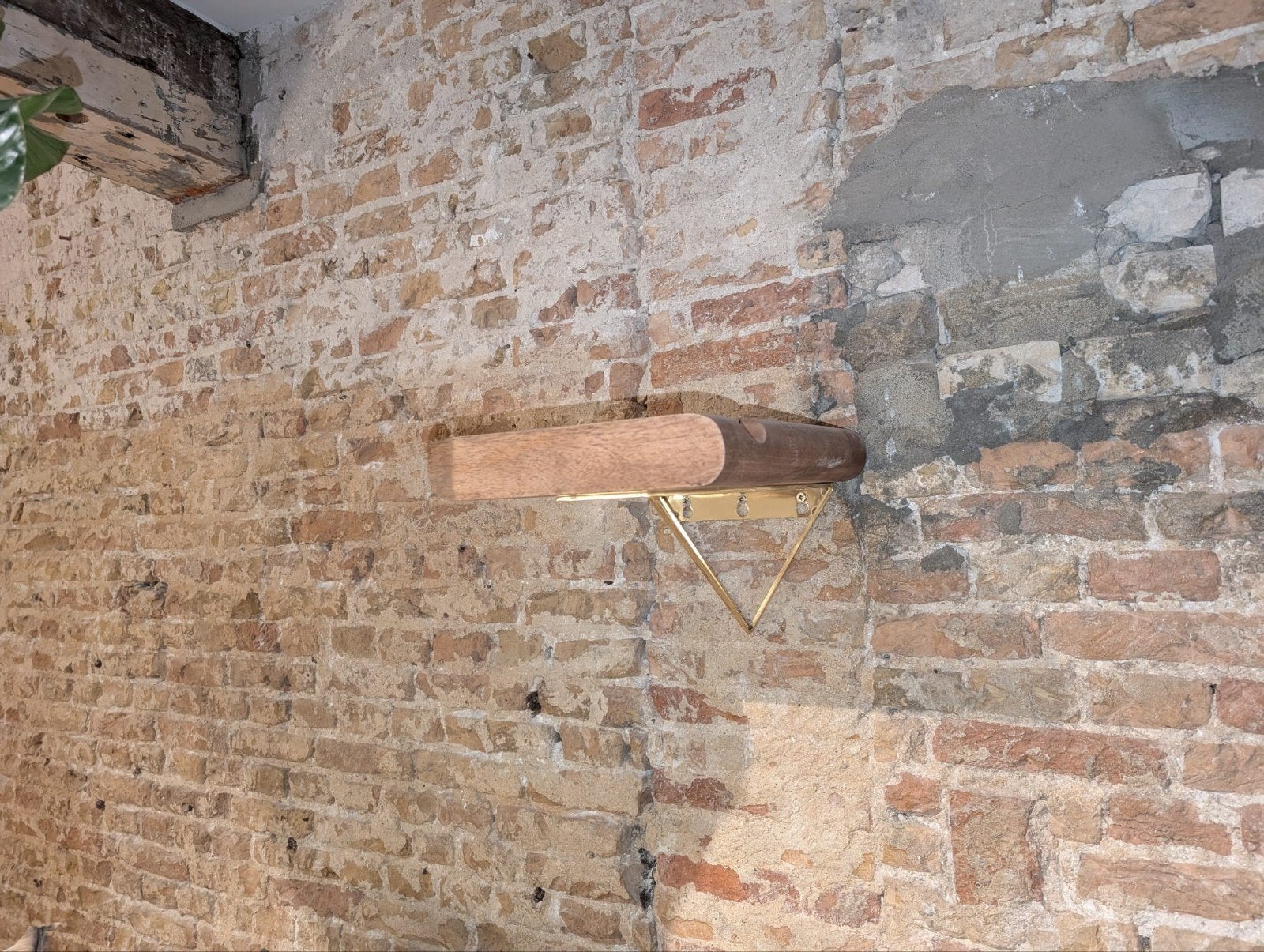 Fiets ophang rek/wall mount voor aan de muur hout, Ophalen, Zo goed als nieuw