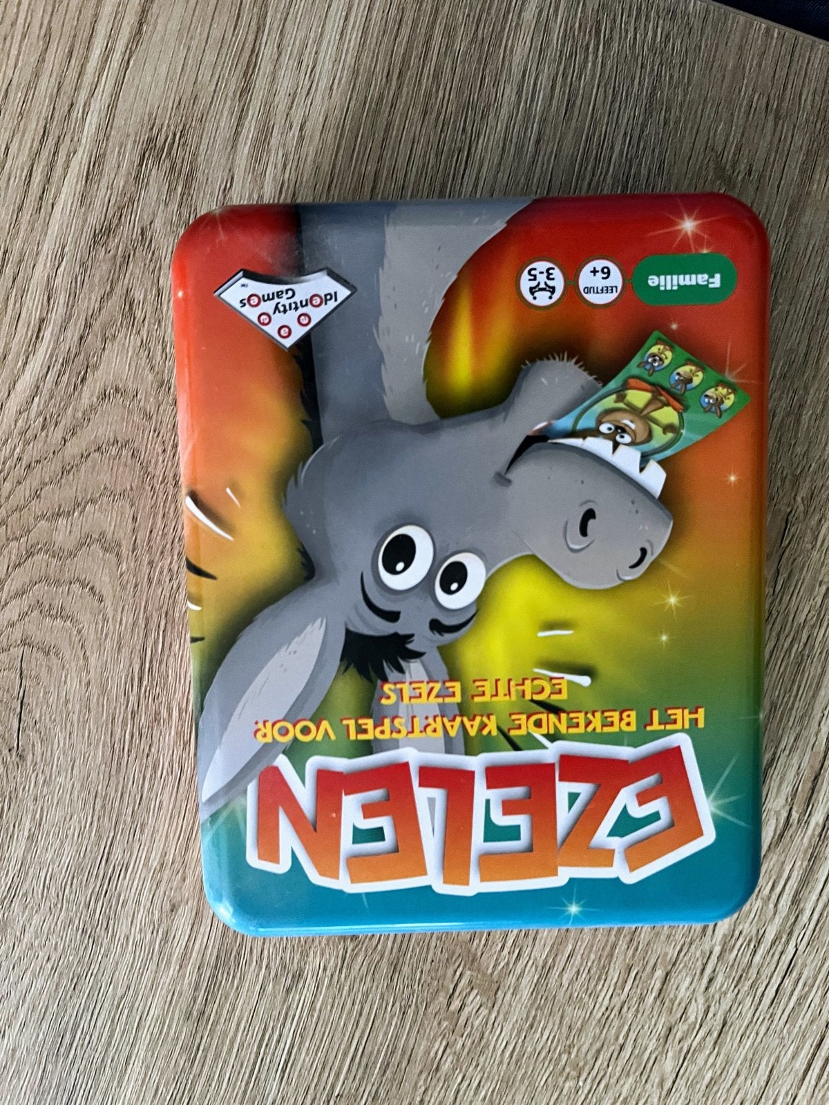 Ezels kaartspel - Het bekende kaartspel voor echte ezels, Drie of vier spelers, Ophalen of Verzenden, Gebruikt