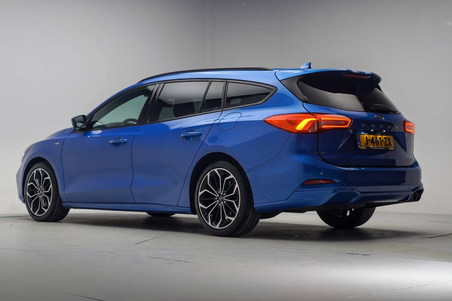 Ford Focus WAGON 1.5 EcoBoost 150pk ST Line X Aut. [ LED B&O, Auto's, 1345 kg, Gebruikt, 150 pk, Blauw