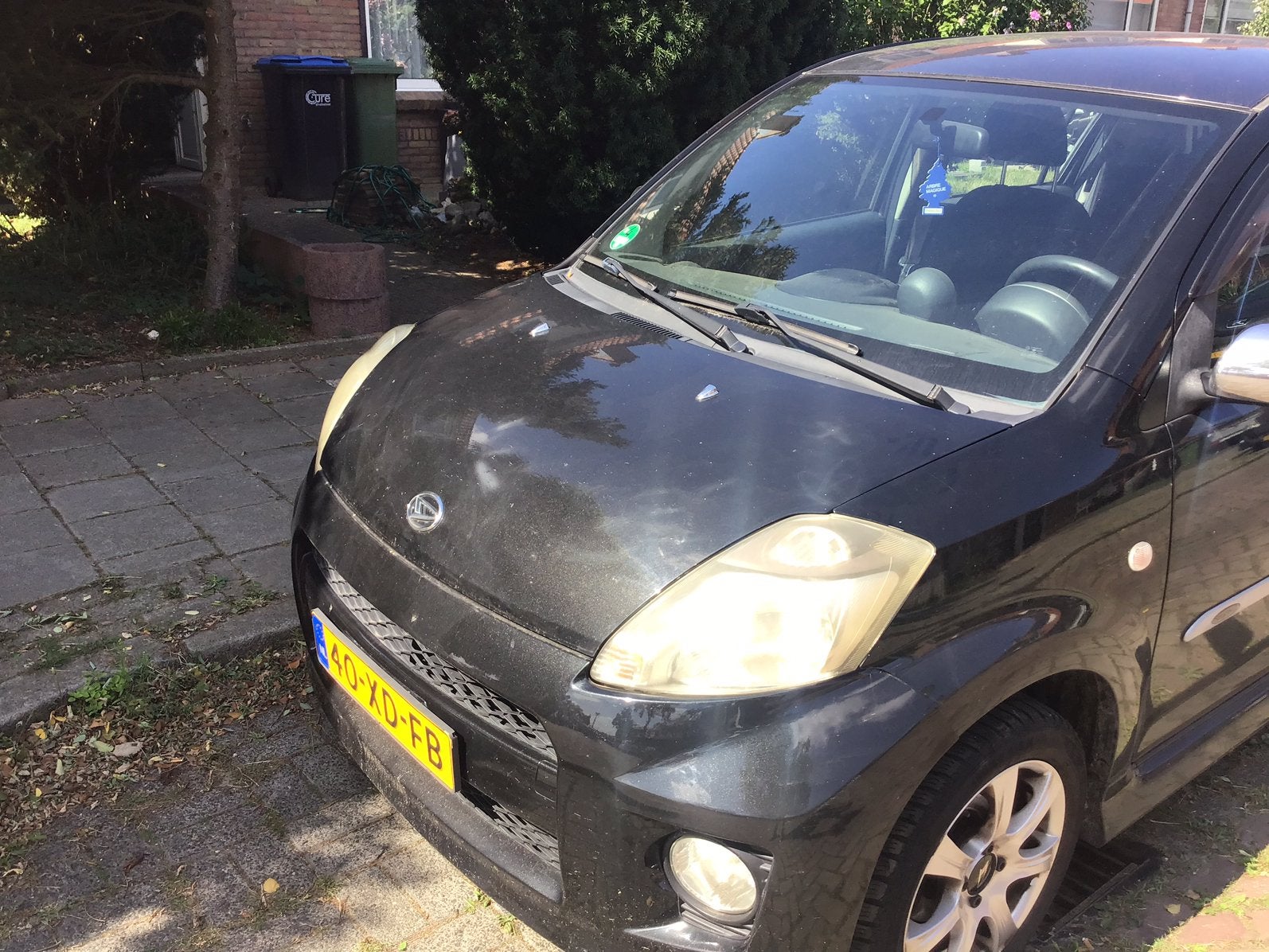 Daihatsu Sirion 1.3 2007 Zwart, Auto's, Voorwielaandrijving, Stof, 31 €/maand, 4 cilinders