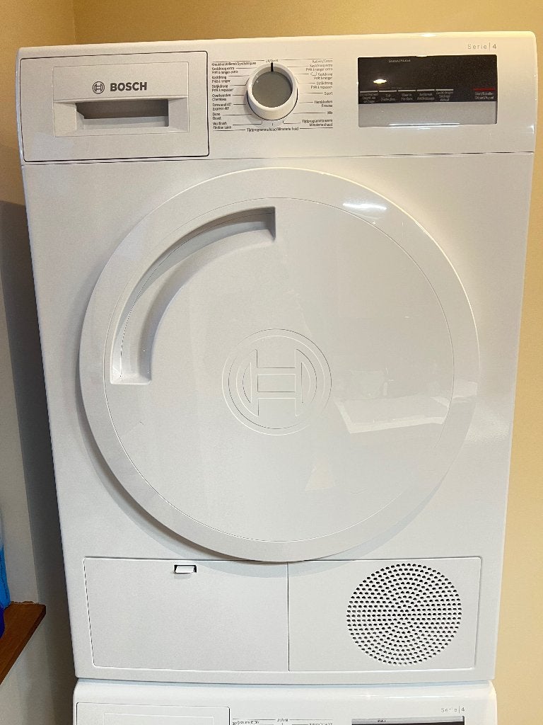 Bosch Serie 4 Warmtepompdroger - Zo goed als nieuw, 8 tot 10 kg, Ophalen, Zo goed als nieuw, 85 tot 90 cm