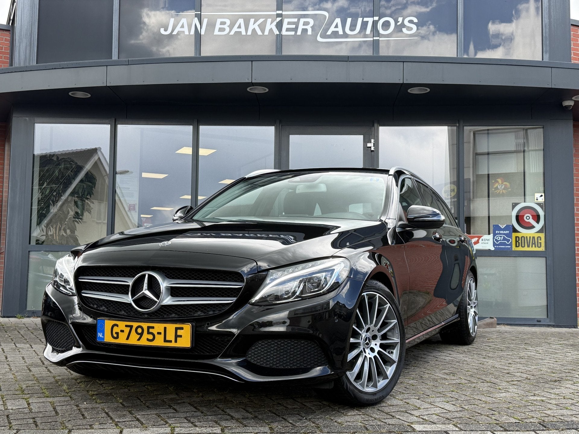 Mercedes-Benz C-Klasse Estate 200 Premium Pack ✅ Half Leer, Auto's, Automaat, 12 maanden, 4 cilinders, Automatische klimaatregeling
