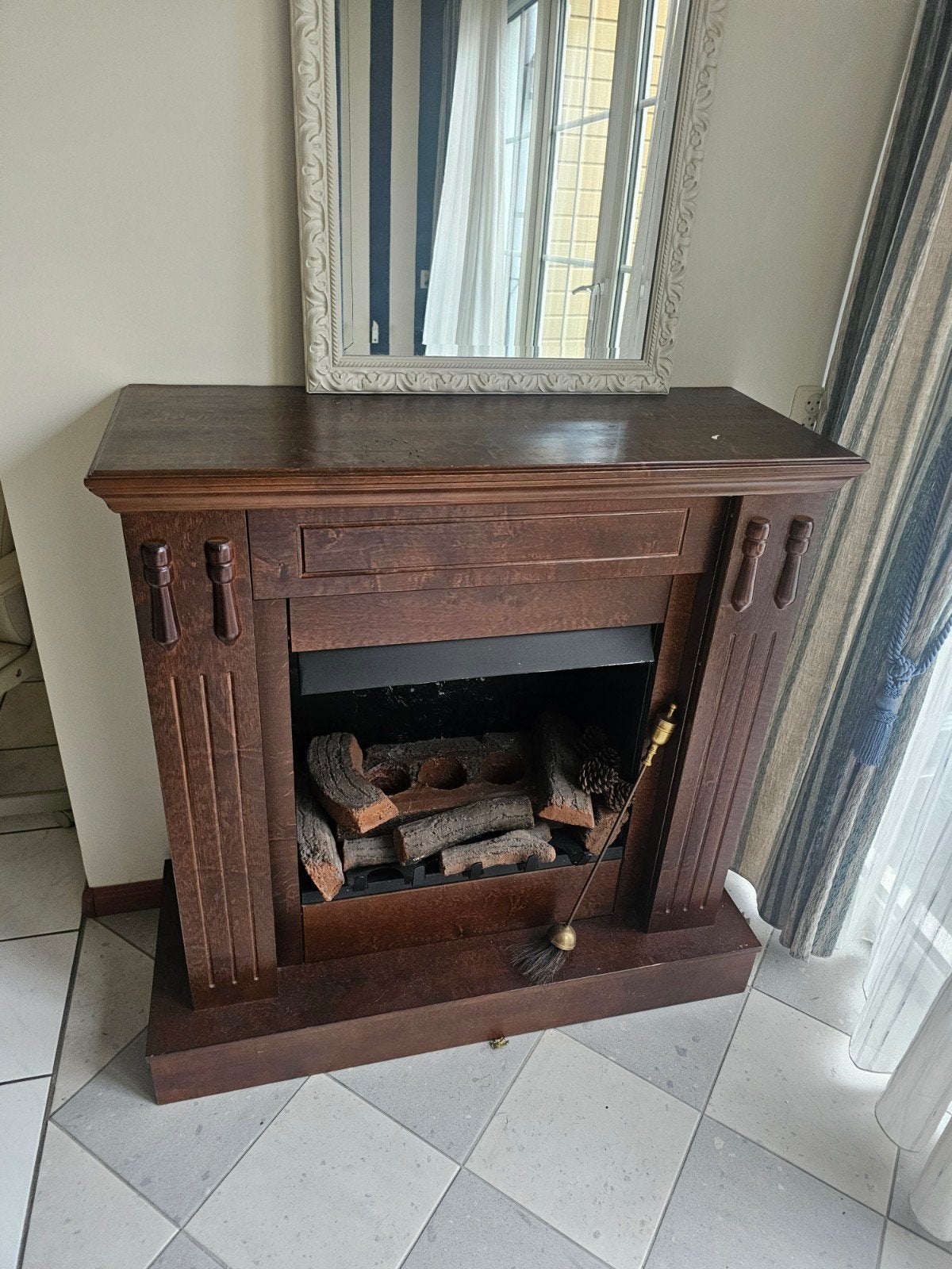 openhaart met Gel, Ophalen, Hout, Bruin, Klassiek