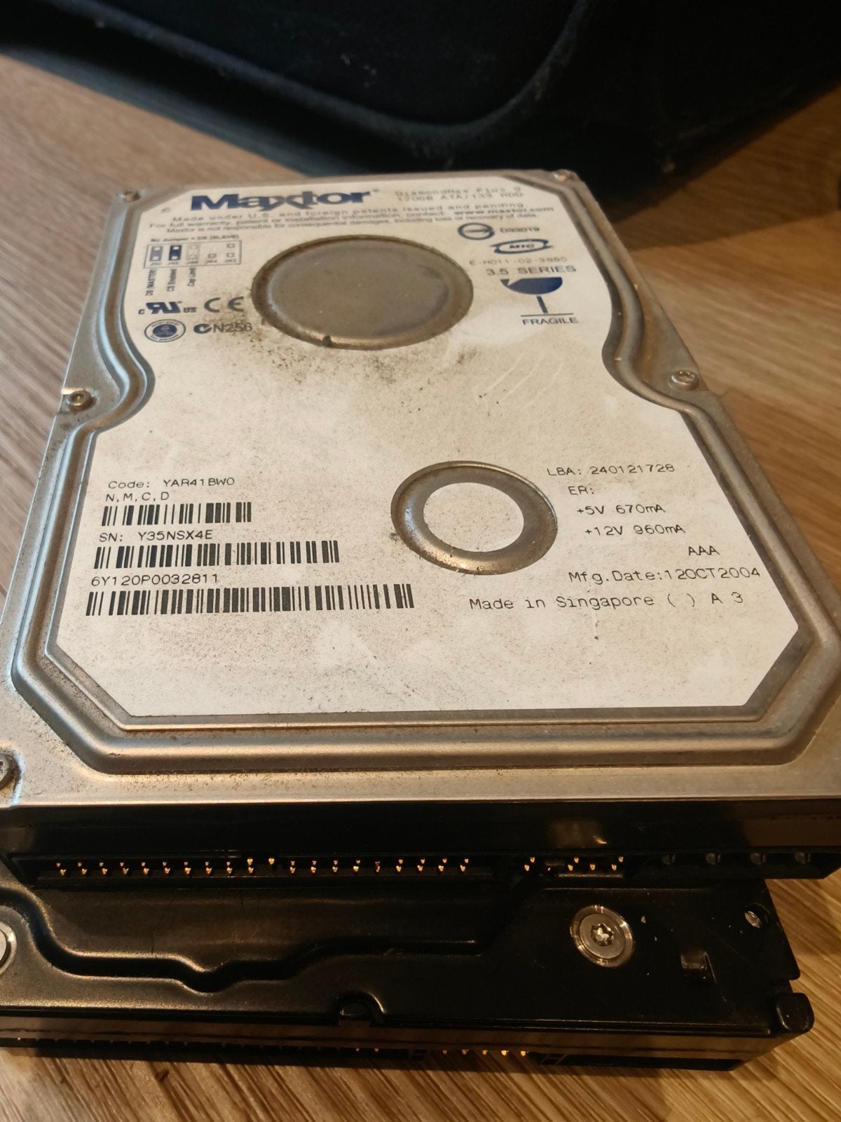 120gb ide harddisk 3.5 inch, Computers en Software, Intern, Gebruikt, HDD, Ophalen of Verzenden
