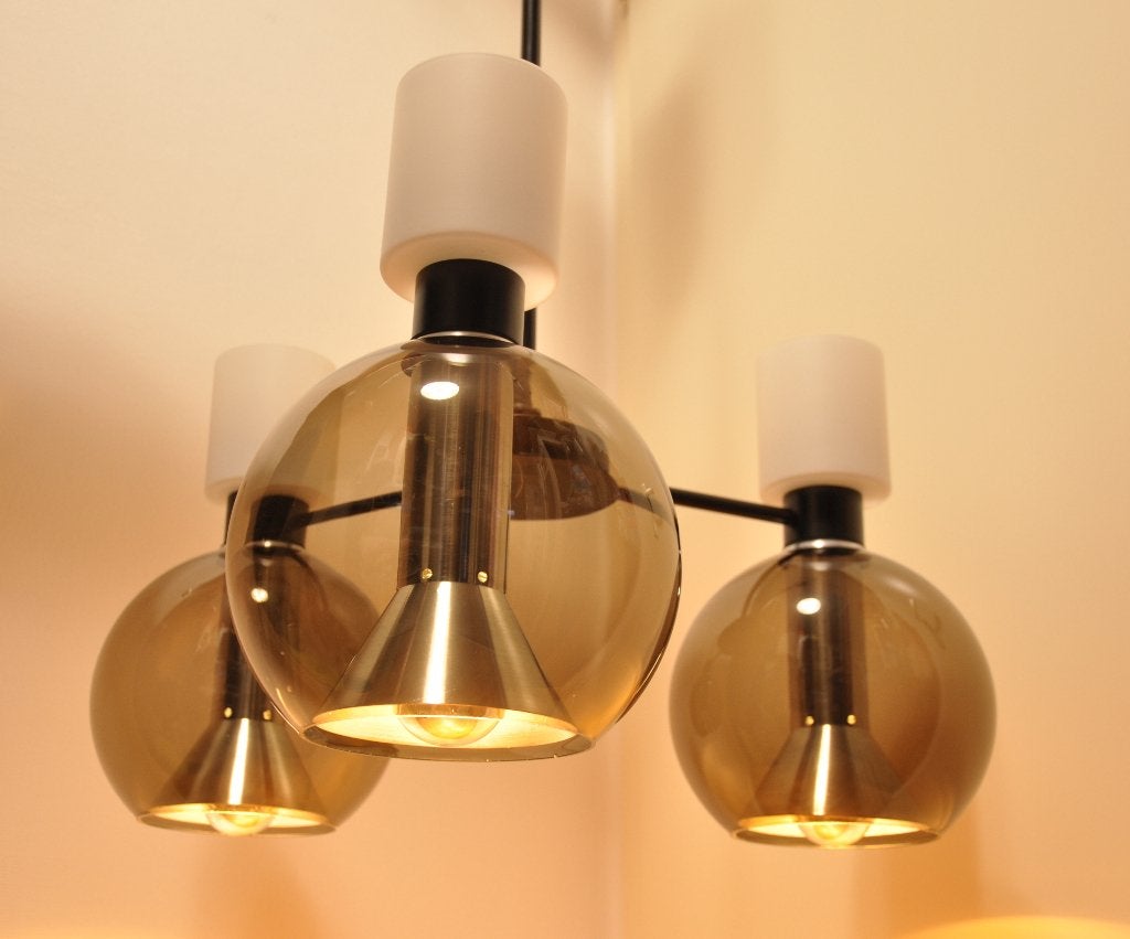 Raak | Kroonluchter | Hanglamp | Uniek Design, Huis en Inrichting, Ophalen, Natuurlijk materiaal, E27 (groot), Zo goed als nieuw