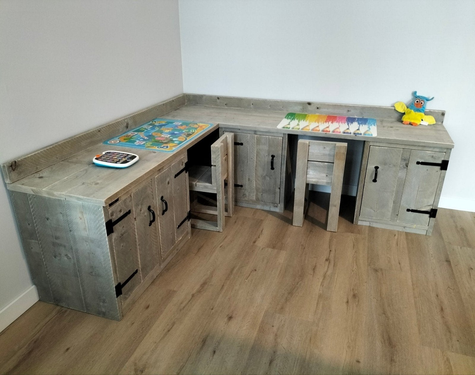 kinderbureaus van steigerhout, Ophalen of Verzenden, Nieuw, Overige typen