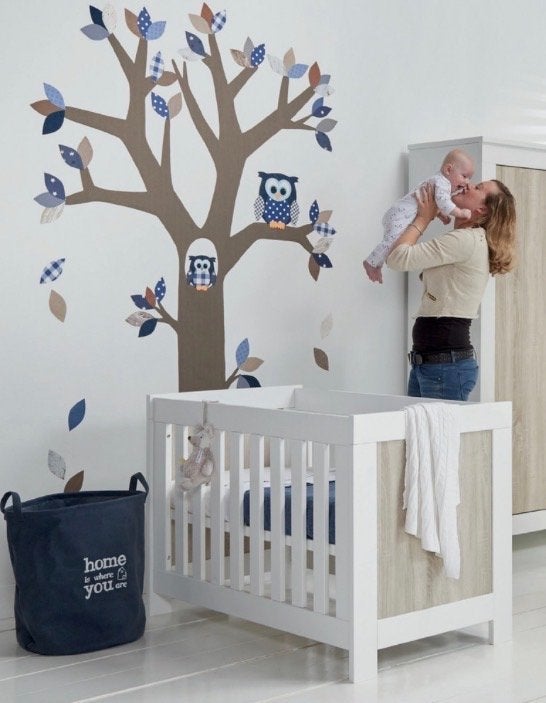 Interbaby Parma Meegroei ledikant met Aerosleep matras, Ophalen, 70 tot 85 cm, 140 tot 160 cm, Zo goed als nieuw