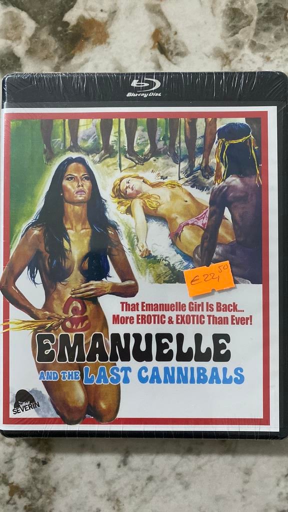 Emanuelle and the last cannibals blu ray NIEUW, Cd's en Dvd's, Ophalen of Verzenden, Nieuw in verpakking, Horror
