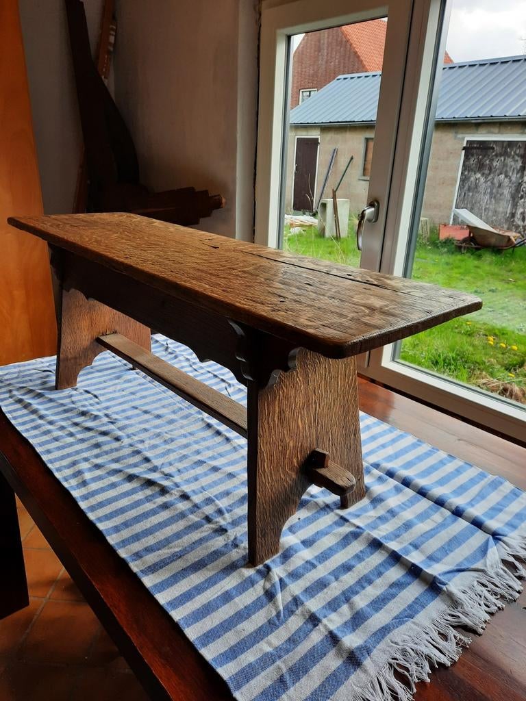 Leuk vintage houten bankje, Ophalen