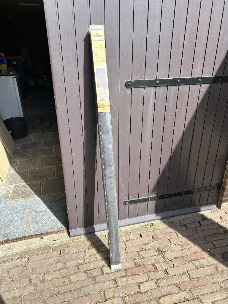 Vouwgordijn Kwantum, Ophalen, 100 tot 150 cm, Nieuw, Grijs