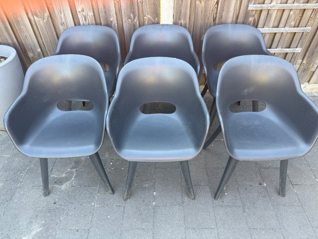 6 x tuin kuipstoel, Ophalen, Gebruikt, Kunststof