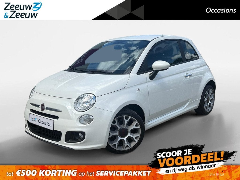 Fiat 500 0.9 TwinAir Turbo 500S | 1e Eigenaar | Zeer nette a, Auto's, Fiat, Voorwielaandrijving, 12 maanden, Gebruikt, Elektrische ramen