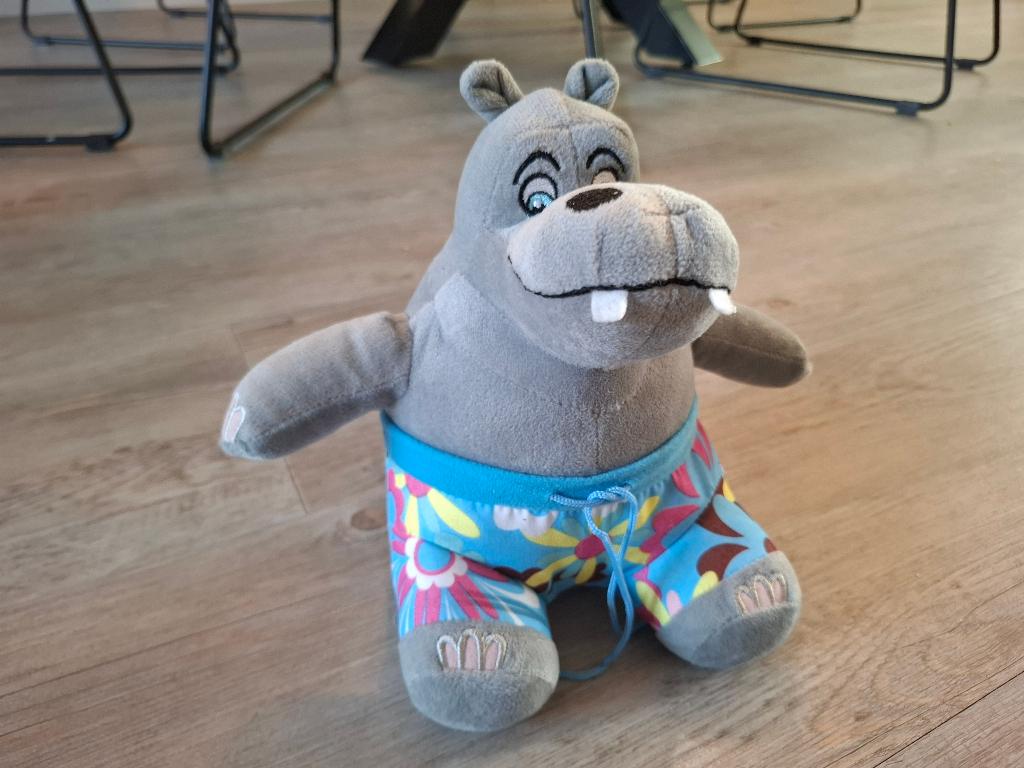 Knuffel - Nijlpaard 5 - Jip, Ophalen of Verzenden, Gebruikt, Overige typen
