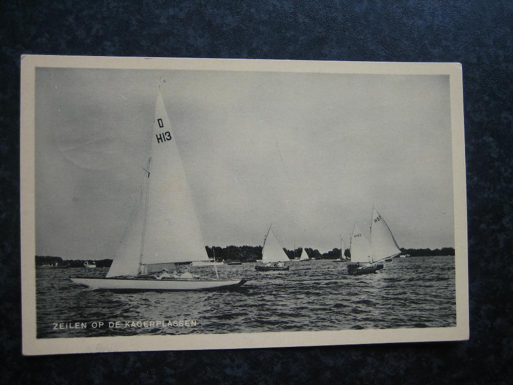 KAAG Zeilen op de Kagerplassen 1938, Ophalen of Verzenden, 1920 tot 1940, Zuid-Holland