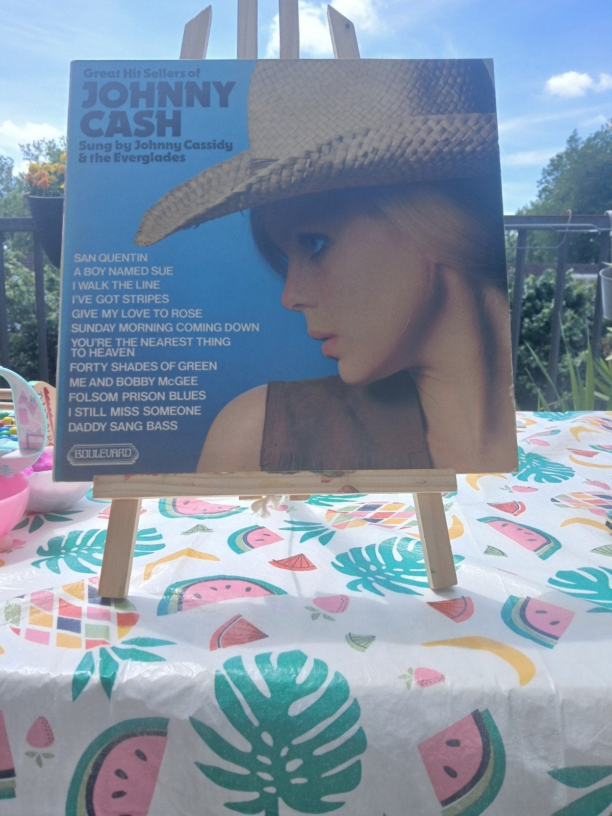 Johnny Cash Great Hit Sellers (Johnny Cassidy & The Evergl, Ophalen of Verzenden, Gebruikt, 12 inch