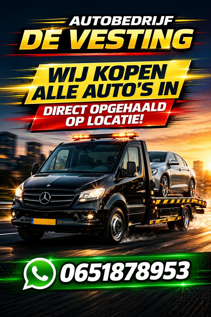 AUTO VERKOPEN INKOOP MOTORSTORING SCHADE, Ophalen of Verzenden, Nieuw