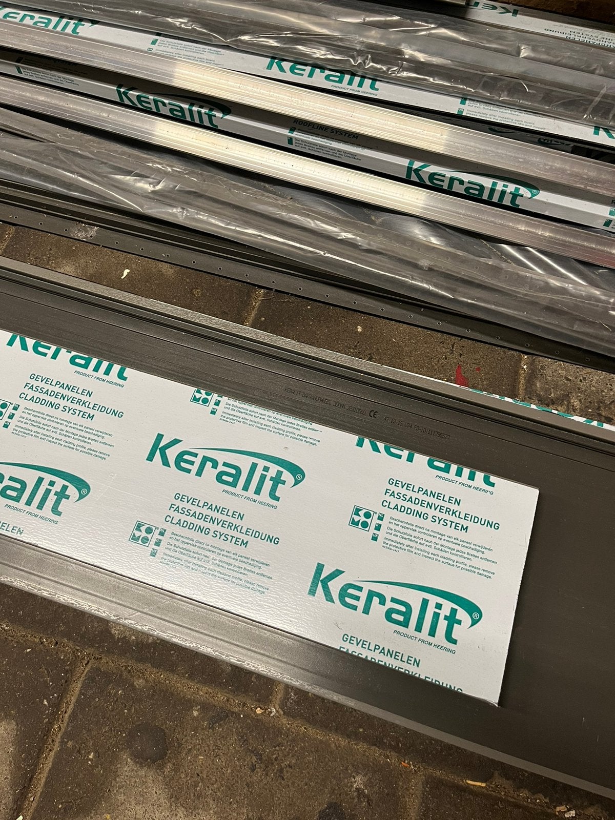 Keralit delen kwartsgrijs, Ophalen, Zo goed als nieuw