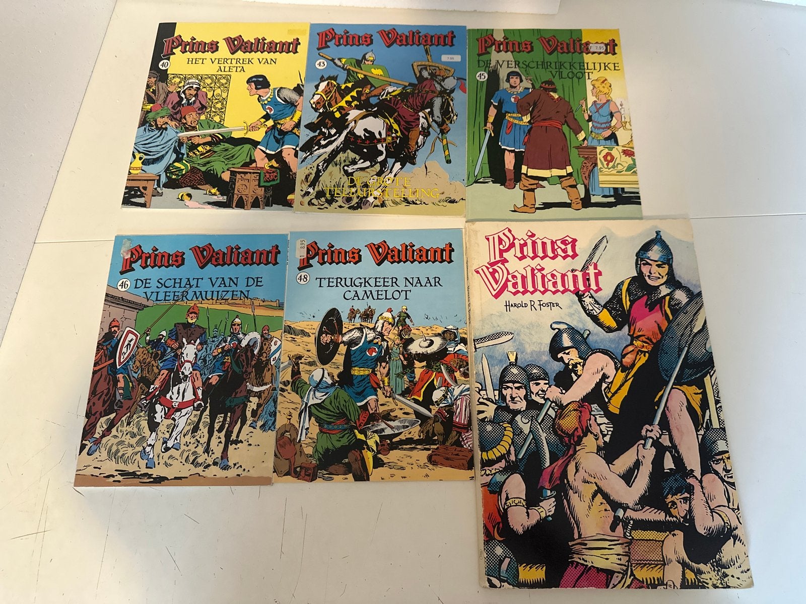 Prins Valiant stripboeken -, Complete serie of reeks, Ophalen of Verzenden, Gelezen
