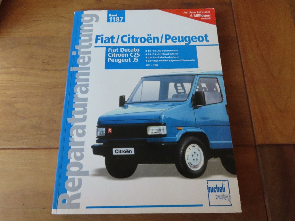 Reparaturanleitung Fiat Ducato, Citroen C25, Peugeot J5 af82, Auto diversen, Ophalen of Verzenden