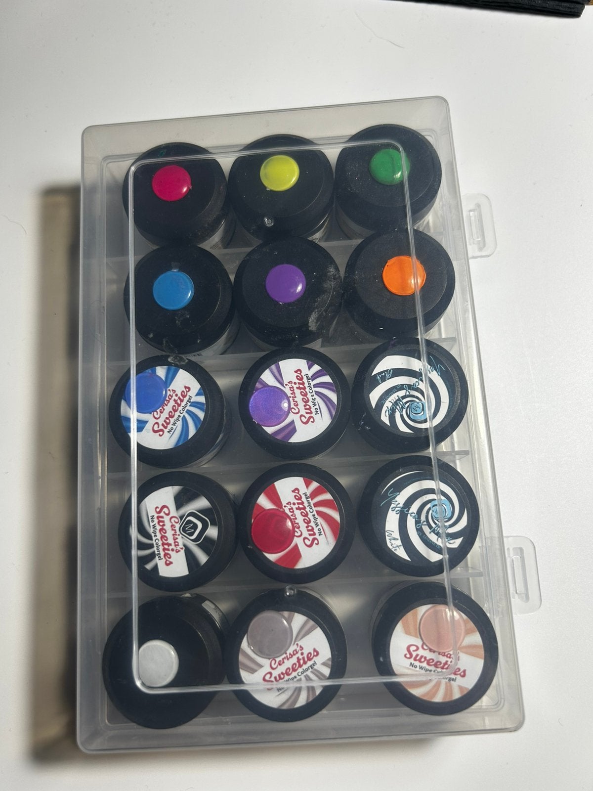 Magnetic paint gels cerisa sweeties neon gel, Ophalen of Verzenden, Overige kleuren, Handen en Nagels
