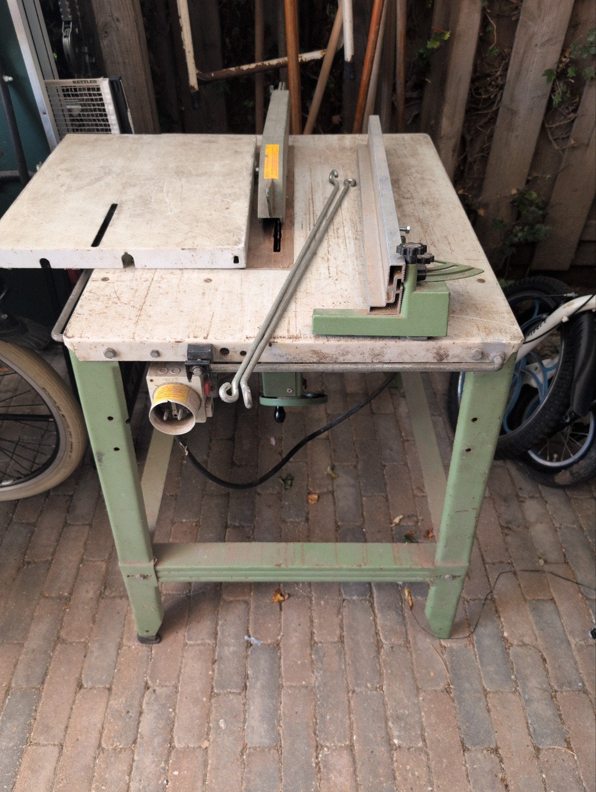 zaagtafel elektra beckum., Ophalen, Gebruikt, Cirkelzaag, Onbekend
