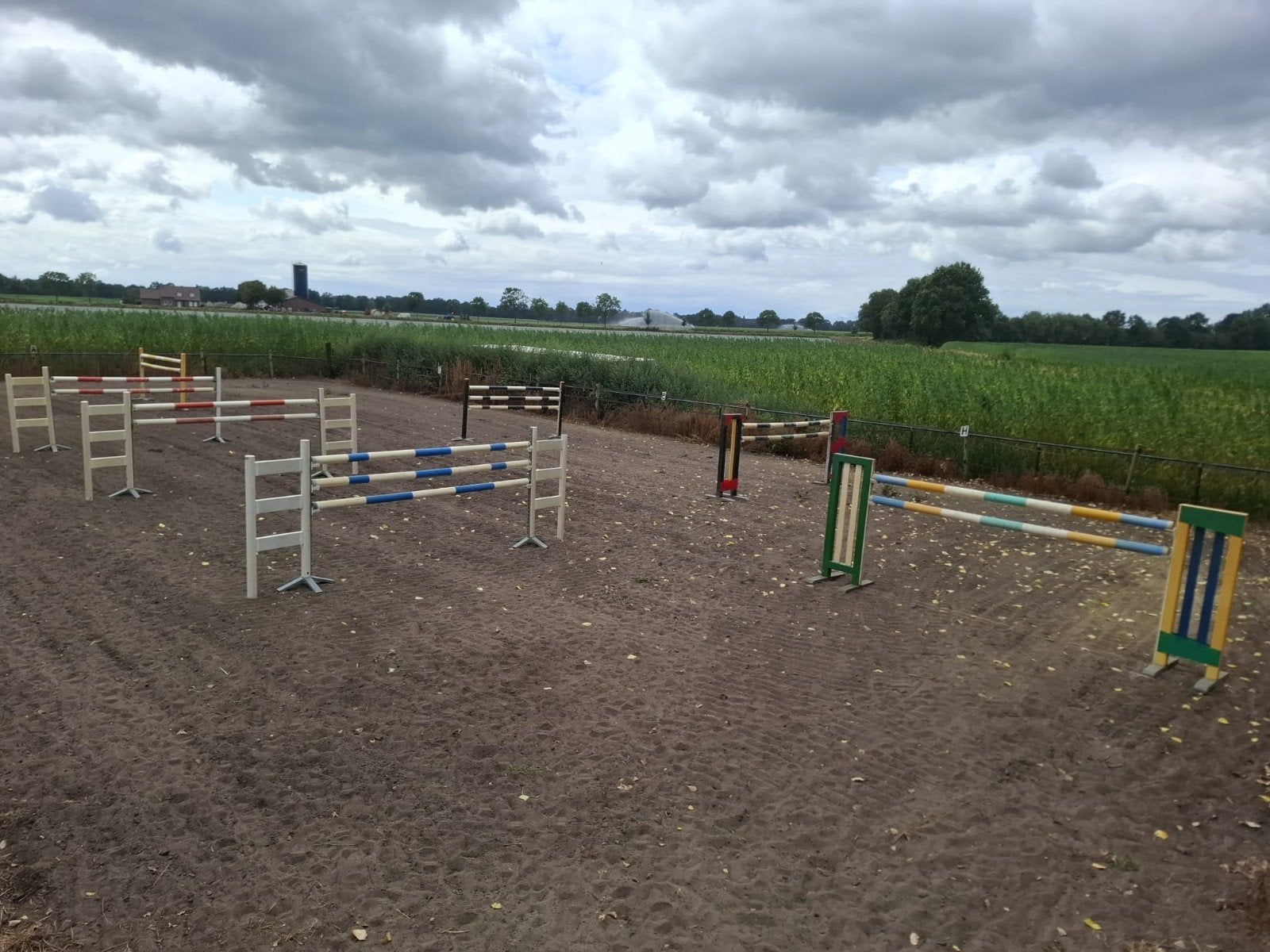 set hindernissen, Ophalen