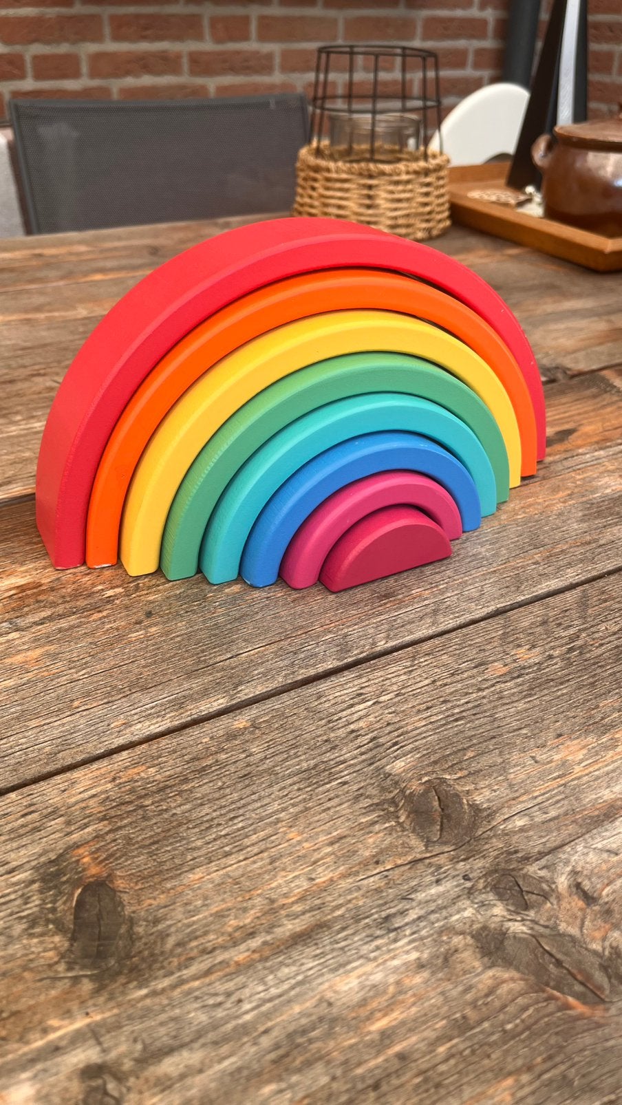 Regenboog van hout, Verzenden, Zo goed als nieuw