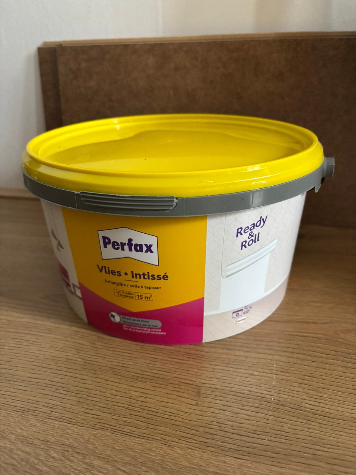 Perfax ready & roll behanglijm ongeopend, Ophalen, Minder dan 10 m², Wit