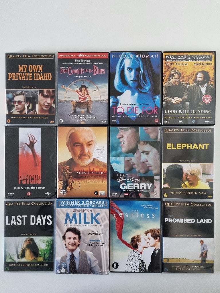 12 films van Gus Van Sant, Vanaf 12 jaar, Ophalen of Verzenden, Zo goed als nieuw, Overige gebieden