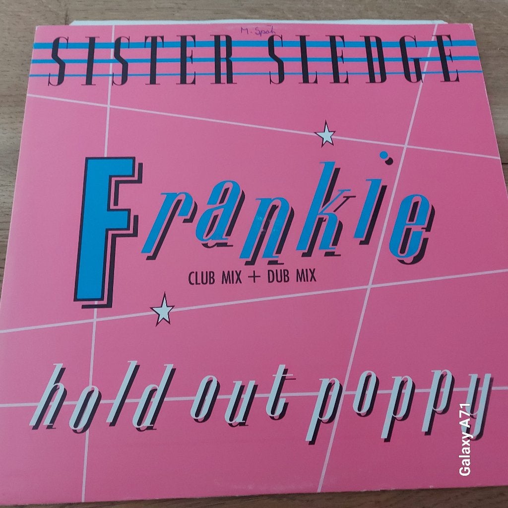 12 inch Maxisingel Sister Sledge - Frankie (1985), Gebruikt, Ophalen of Verzenden, Disco, Beschermende buitenhoes