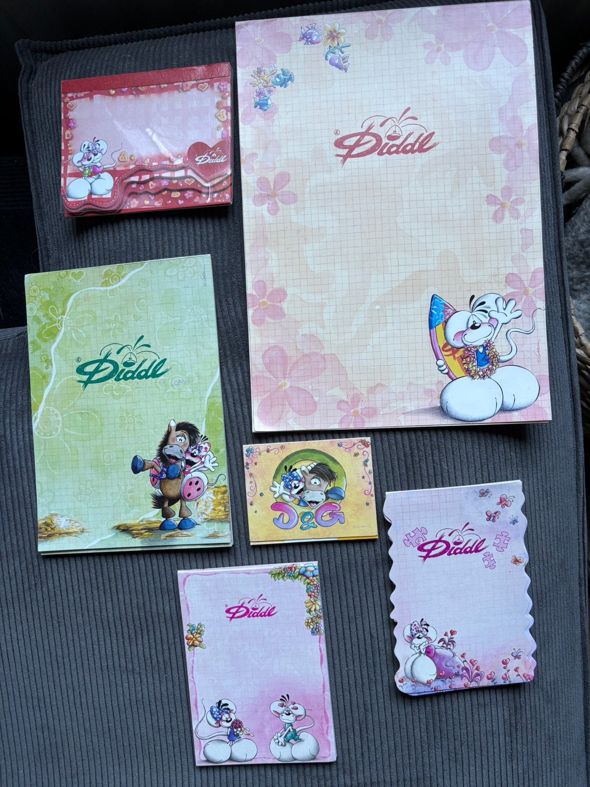 Diddl verzameling boekjes, notitieblokken, inclusief geur, Verzamelen, Diddl, Ophalen of Verzenden, Diddl, Zo goed als nieuw, Papier, Kaart of Schrift
