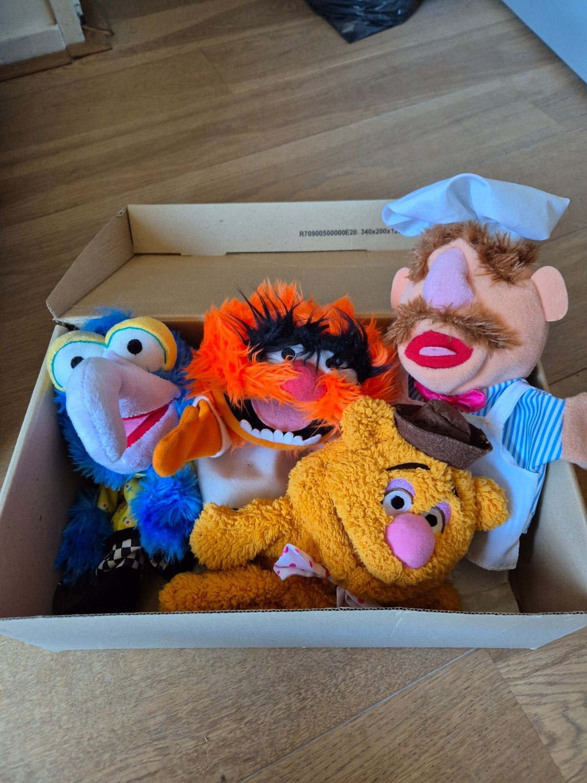 Muppet Babies handpoppen set - 4 stuks, Ophalen of Verzenden, Gebruikt, Overige typen