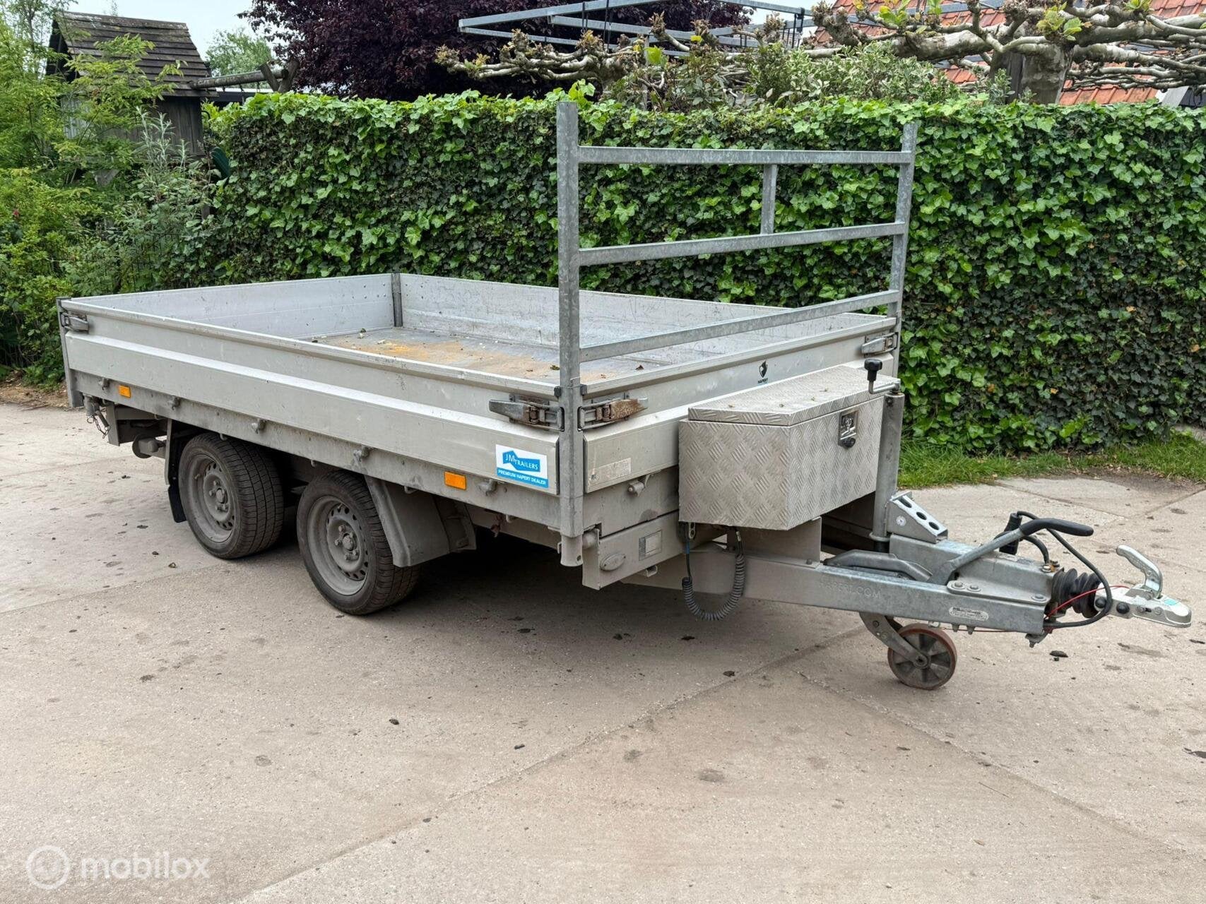 Hapert kipper, 305x180cm, 3500kg, kieper, aanhangwagen, Auto diversen, Aanhangers en Bagagewagens, Gebruikt