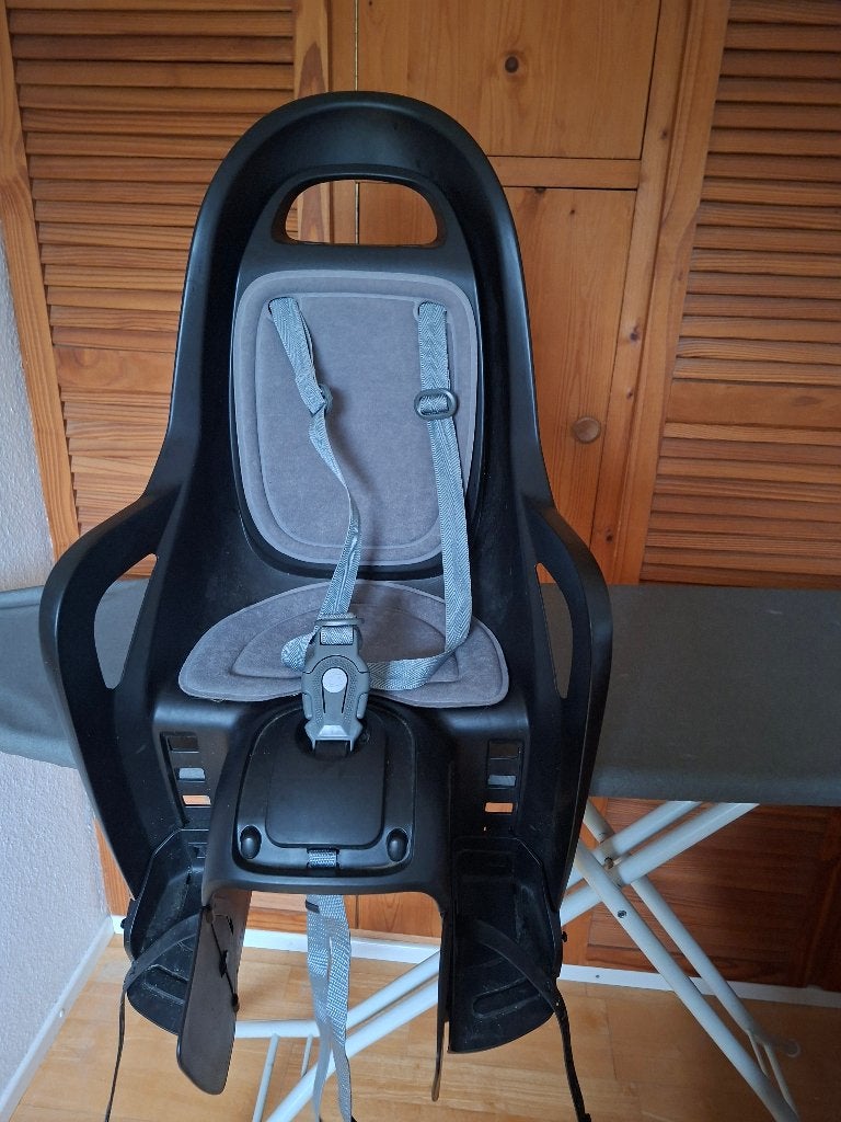 Polisport Groovy CFS Achterzitje - Zo goed als nieuw, Fietsen en Brommers, Ophalen, Achterzitje, Voetsteuntjes, 9 t/m 18 kg